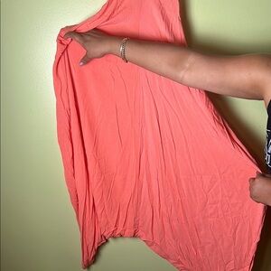 ELAN Coral Sleeveless , romper , all  in one Drape Top